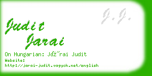 judit jarai business card